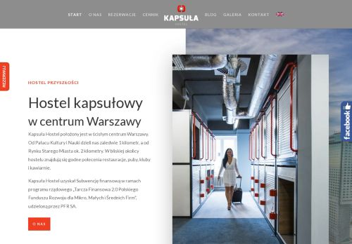 Kapsuła Hostel Warszawa Sp. z o.o. Spółka Komandytowa